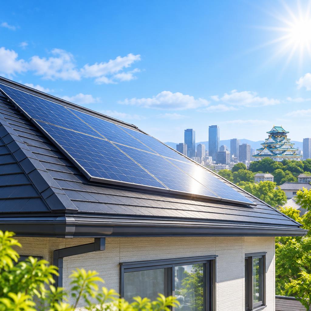 大阪で屋根リフォームをご検討中の方へ。屋根を整え、太陽光発電でこれからの暮らしを支える。